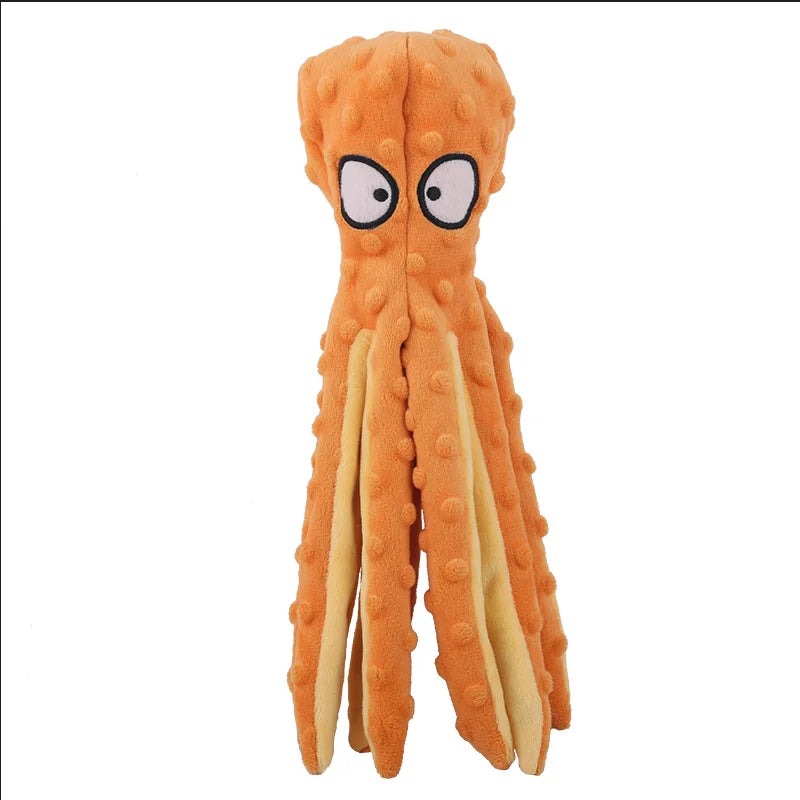 Pet Plush Toy Cat & Dog Voice Octopus Shell Puzzle
