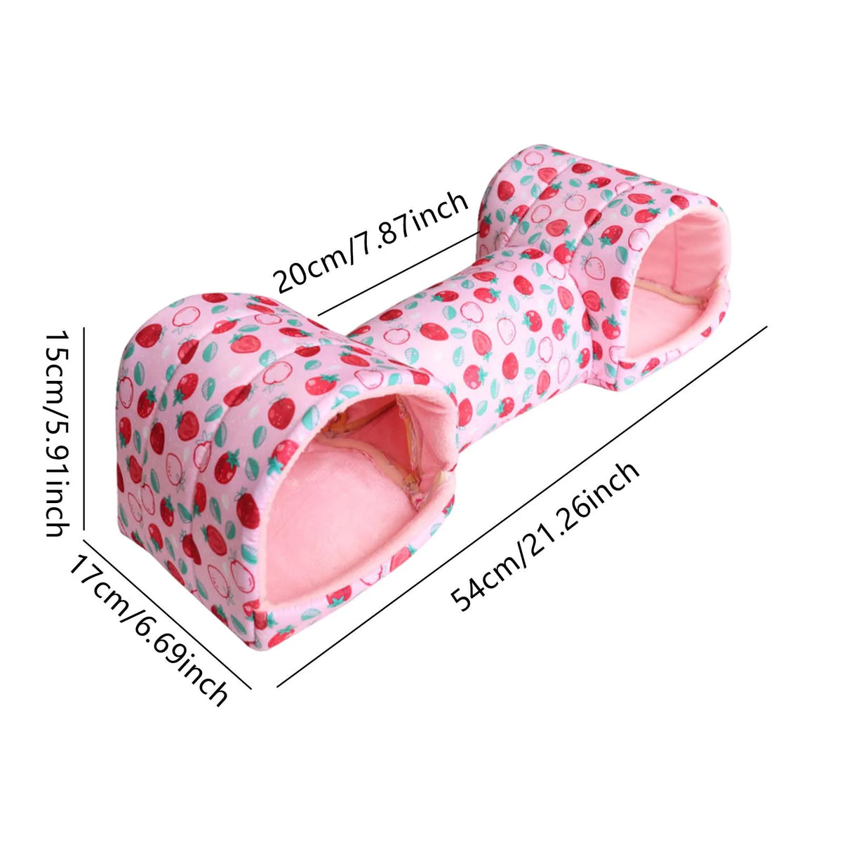 Hamster Hideout Tube Hideaway Guinea Pig Tunnel for Small Pets