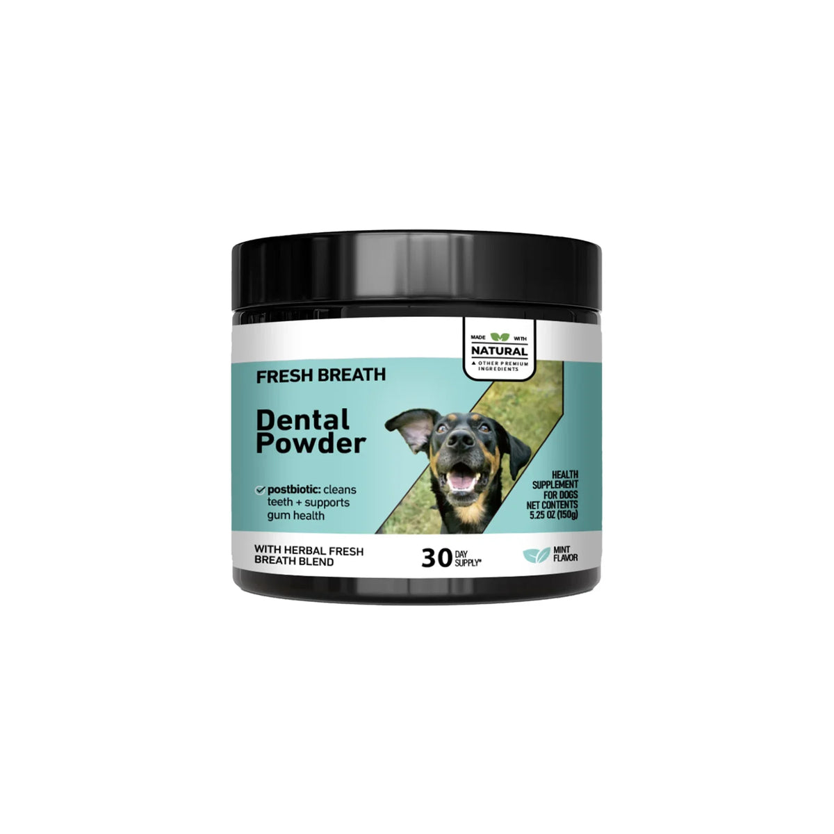 Pet Dental Care Powder – Mint Formula for Dogs & Cats Cleans – 3 Colors