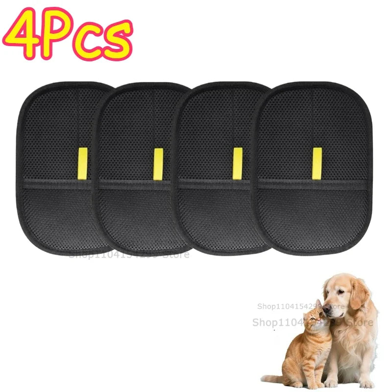 Pet Hair Removal Glove Cat & Dog Reusable Electrostatic – 4 Colors