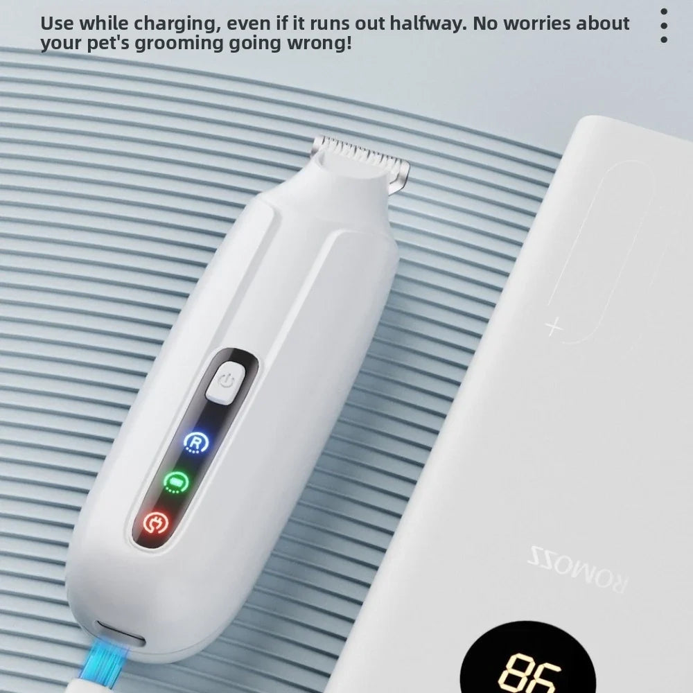 Low Noise Dog Paw Trimmer Rechargeable LCD - MyPetDollar.com