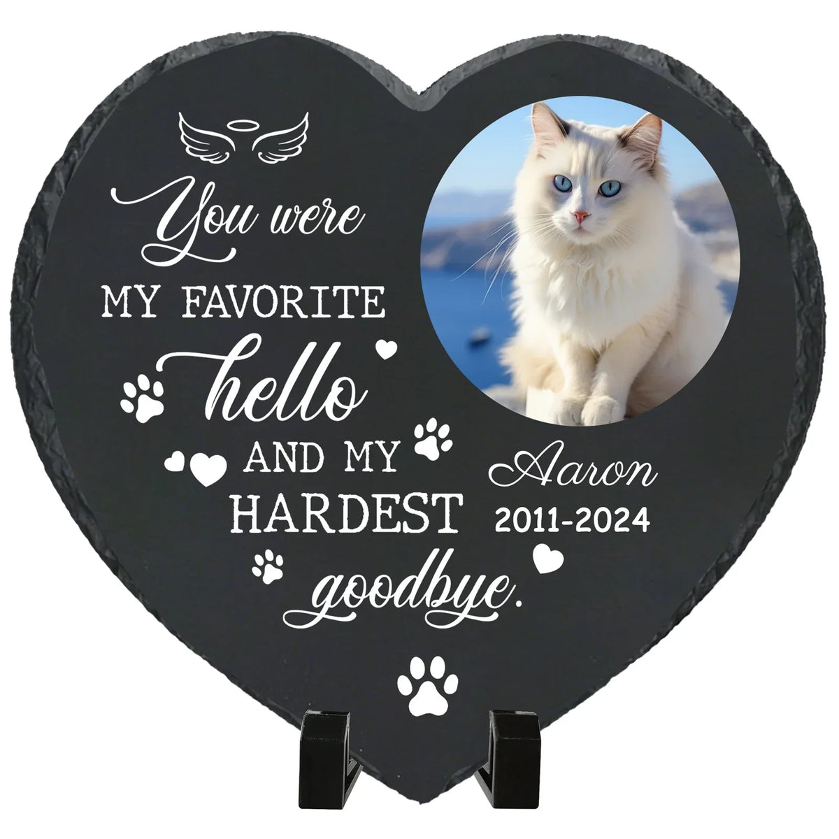 Personalized Pet Memorial Stone,Custom Cat - MyPetDollar.com