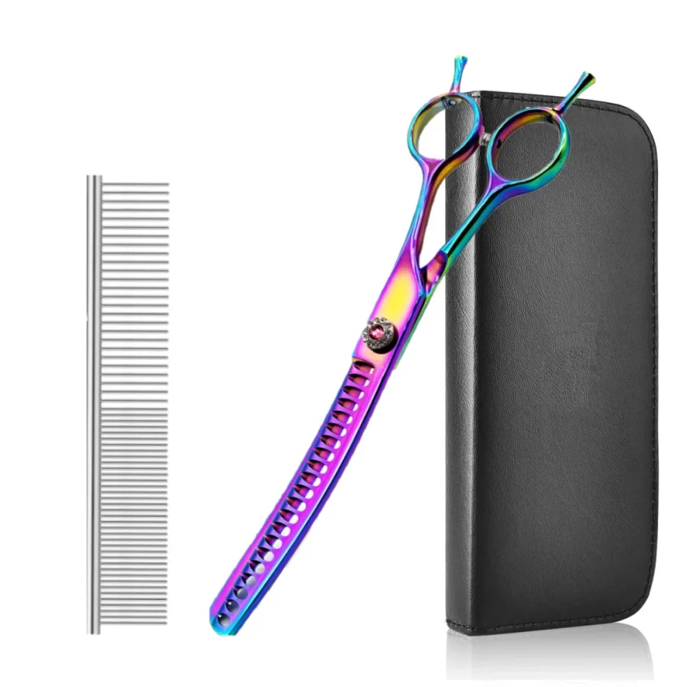 7 Inch Dog Hair Trimming Scissors – 2 Colors