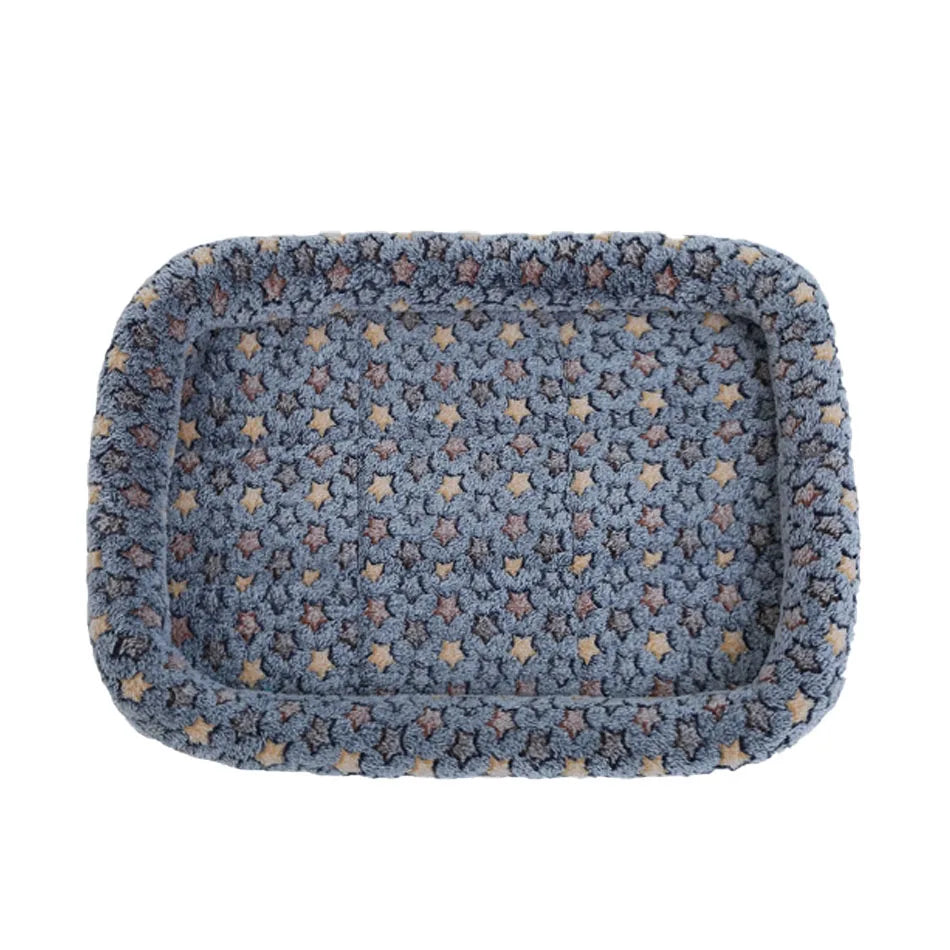 Soft Plush Square Dog Bed Mat Beds for Dogs - MyPetDollar.com