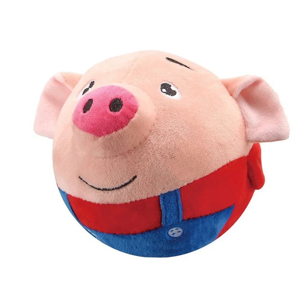 Music Vibration Bouncing Ball Bite Resistant Funny Interactive for Dogs