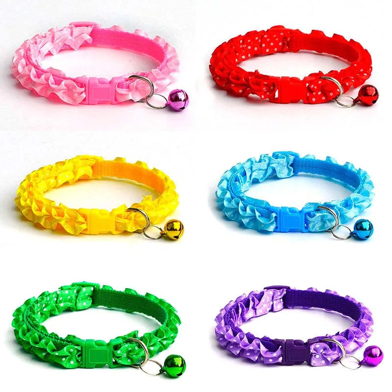 Cute Lace Sweet Pet Collar Necklace Dog Cat - MyPetDollar.com