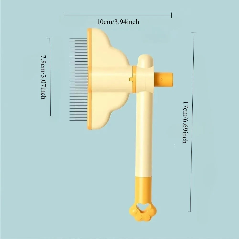 Rotating Pet Comb Self Cleaning Slicker - MyPetDollar.com