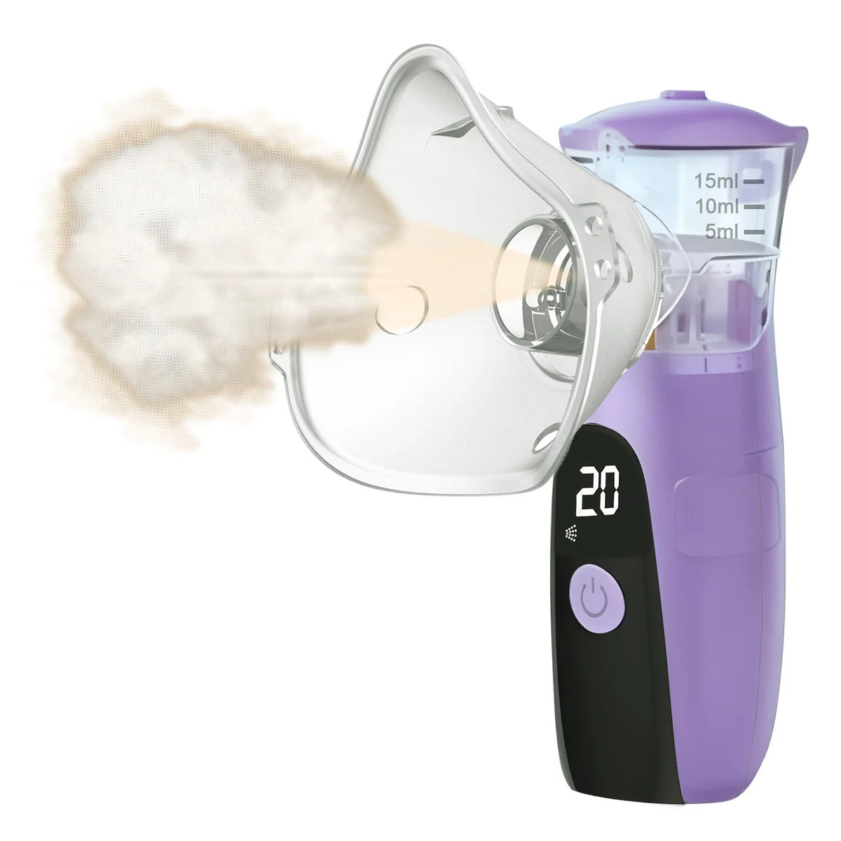 Handheld Dog & Cat Nebulizer Low Noise Animal Inhaler Machine – 5 Colors