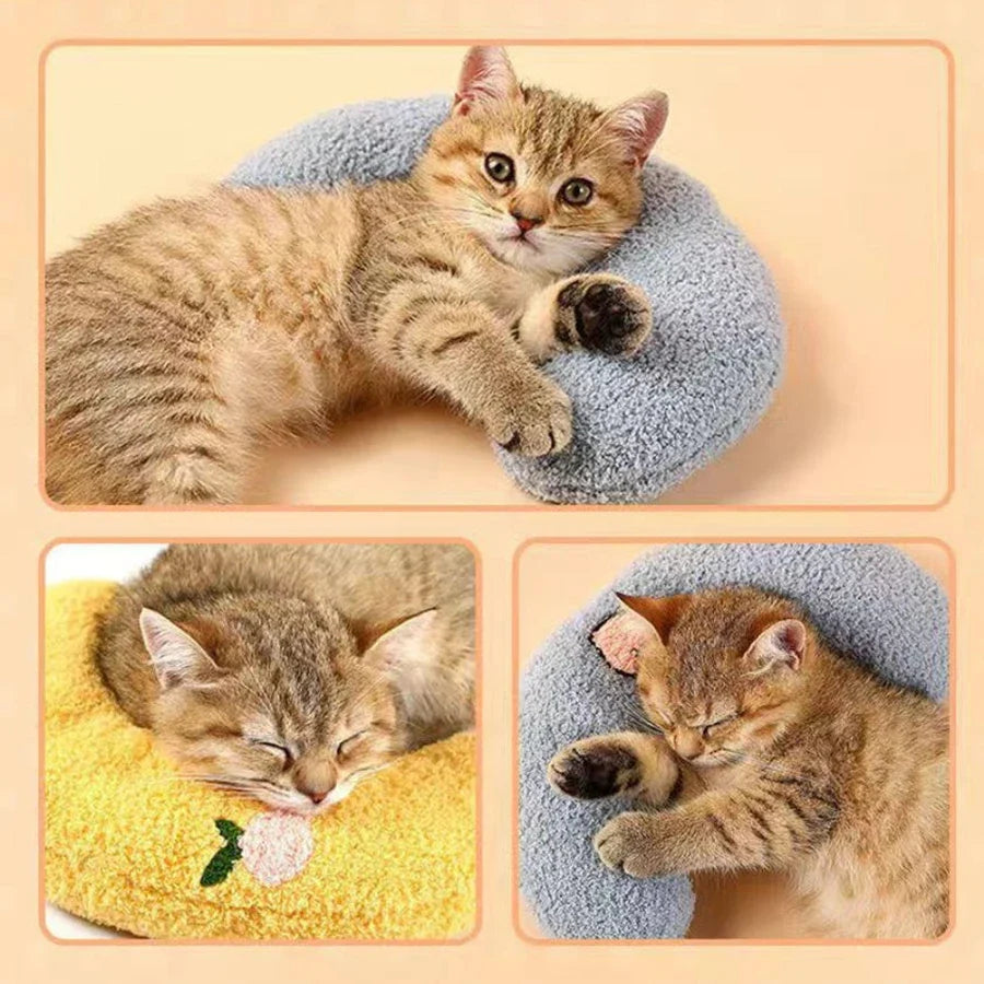 Cute Dogs Cats Little Pillows U-Shaped Neck - MyPetDollar.com