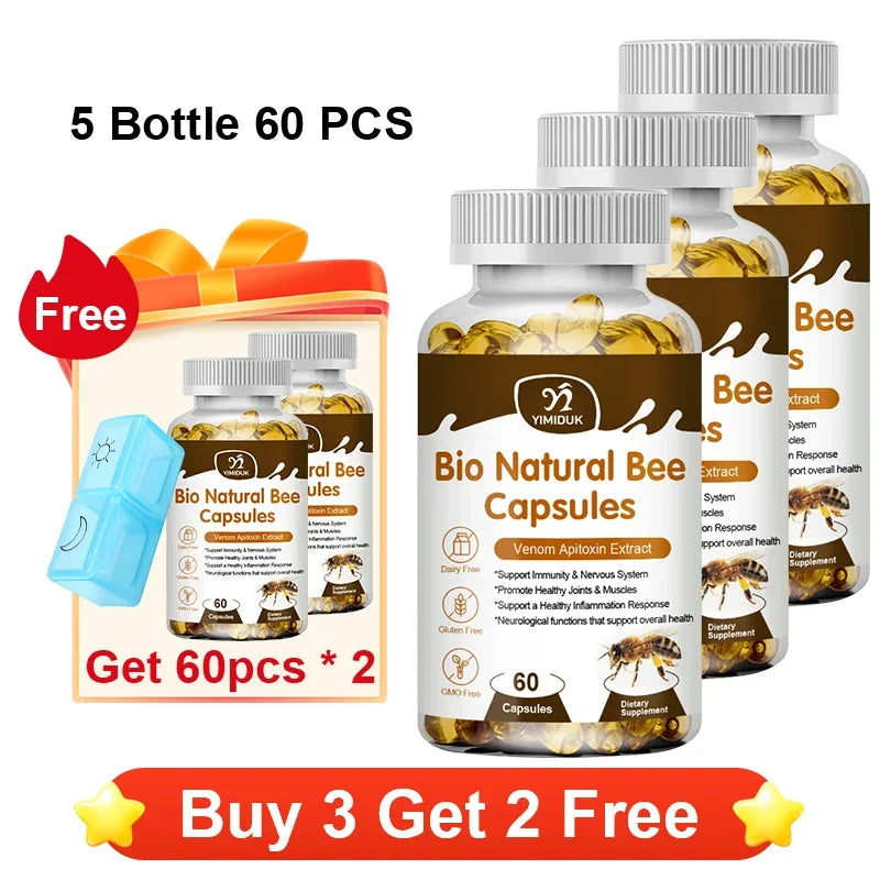Bee Venom Capsules, with Glucosamine – Beekeeping