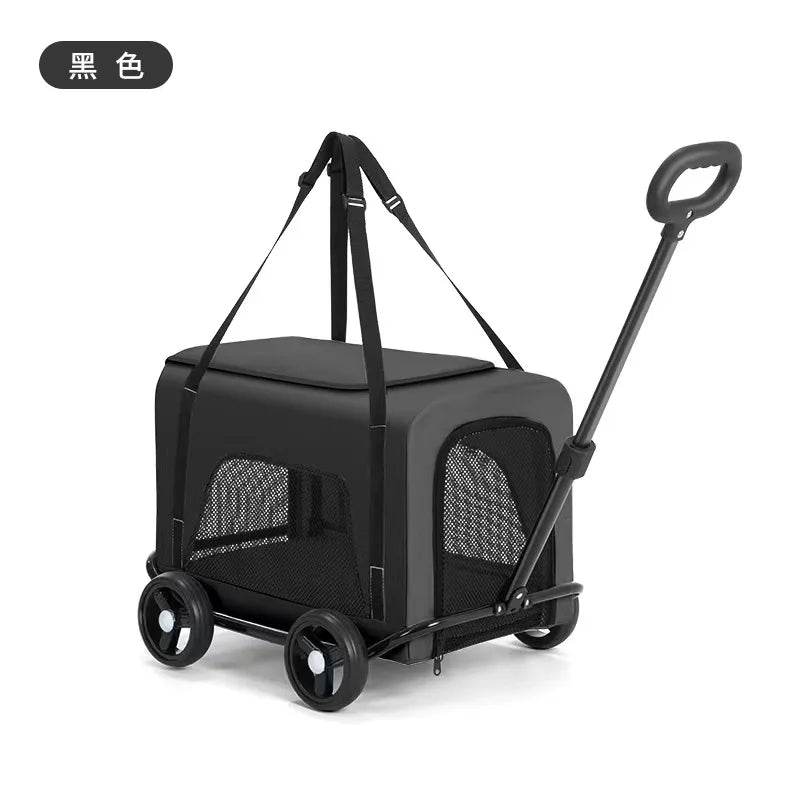 Portable Foldable Pet Hand Cart Lightweight Small Animal – 3 Colors