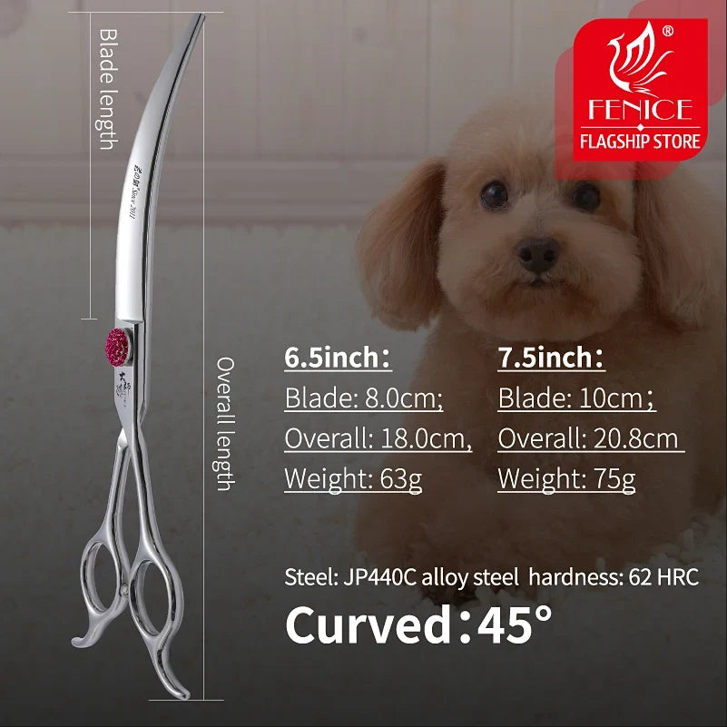Fenice Pink Diamond Screw Pet Super Curved - MyPetDollar.com