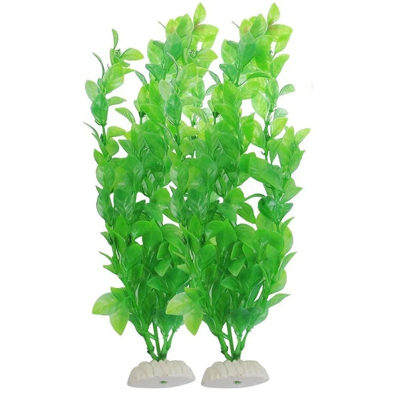 Plastic Aquarium Decorations Green - MyPetDollar.com