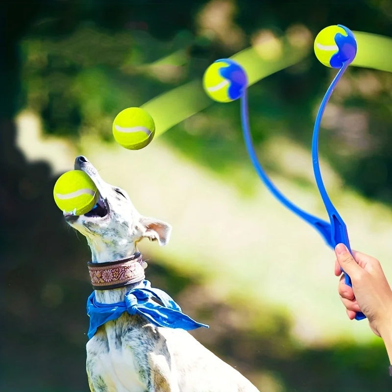 Pet Tennis Ball Launcher Stick - Interactive - MyPetDollar.com