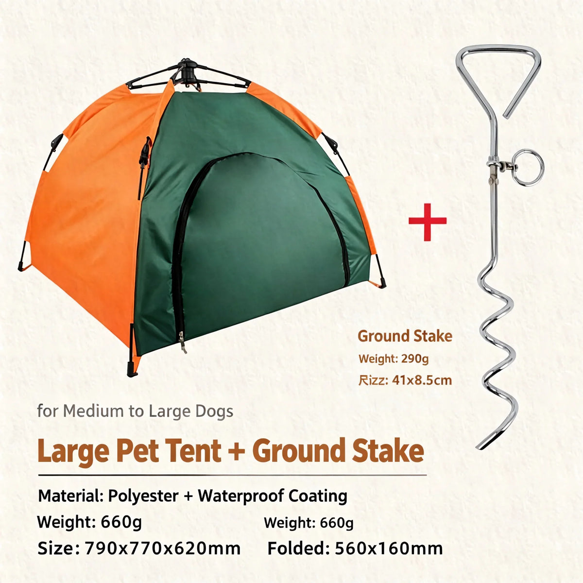 CLS Pet Camping Cot for Small Medium Dogs –, Waterproof