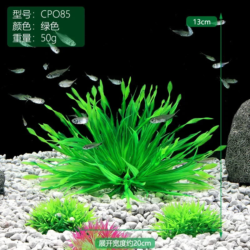 13 23 32 36 40cm Aquarium Artificial Plants – 5 Colors
