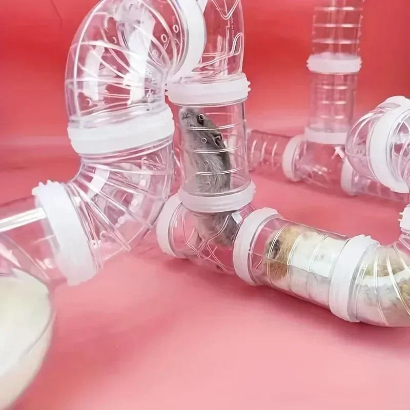 Hamster Plastic Tube DIY External Bathroom - MyPetDollar.com