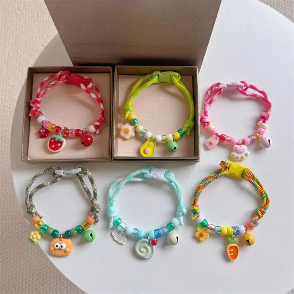 Cute Colorful Pet Necklace Braided - MyPetDollar.com