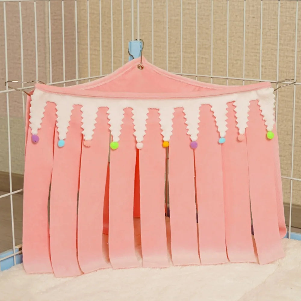 Washable Guinea Pig Corner Hideout Fleece Peekaboo – 4 Colors