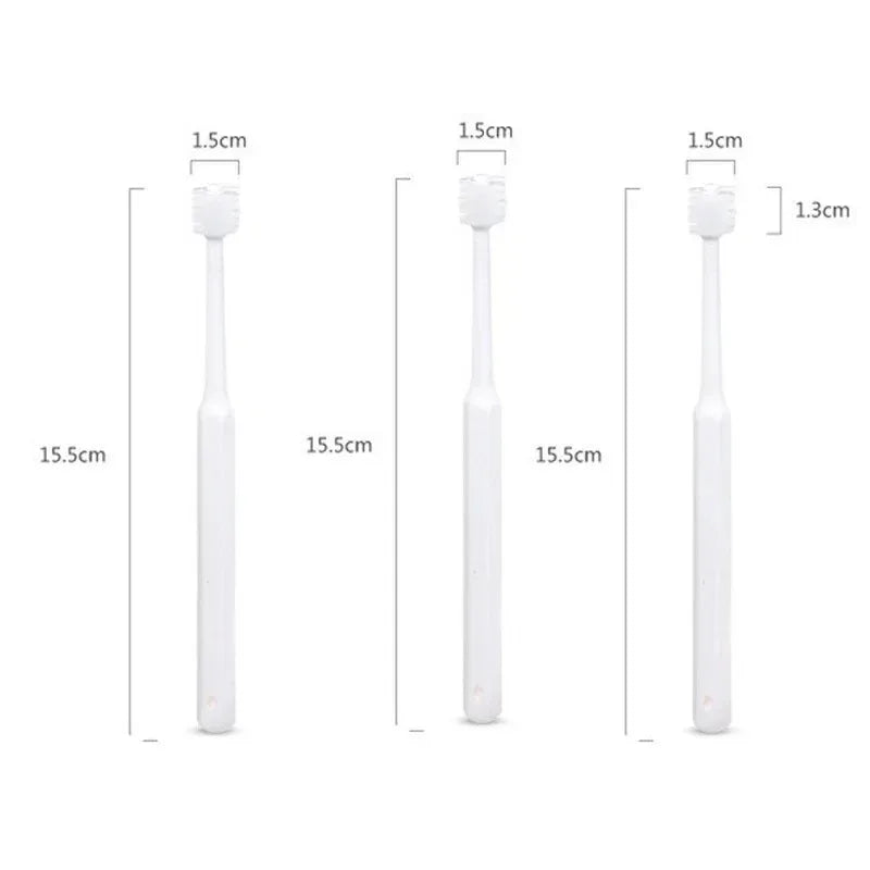 Soft 360 ° Pet Toothbrush Cat & Dog Mouth Cleaning Grooming Brush – 2 Colors