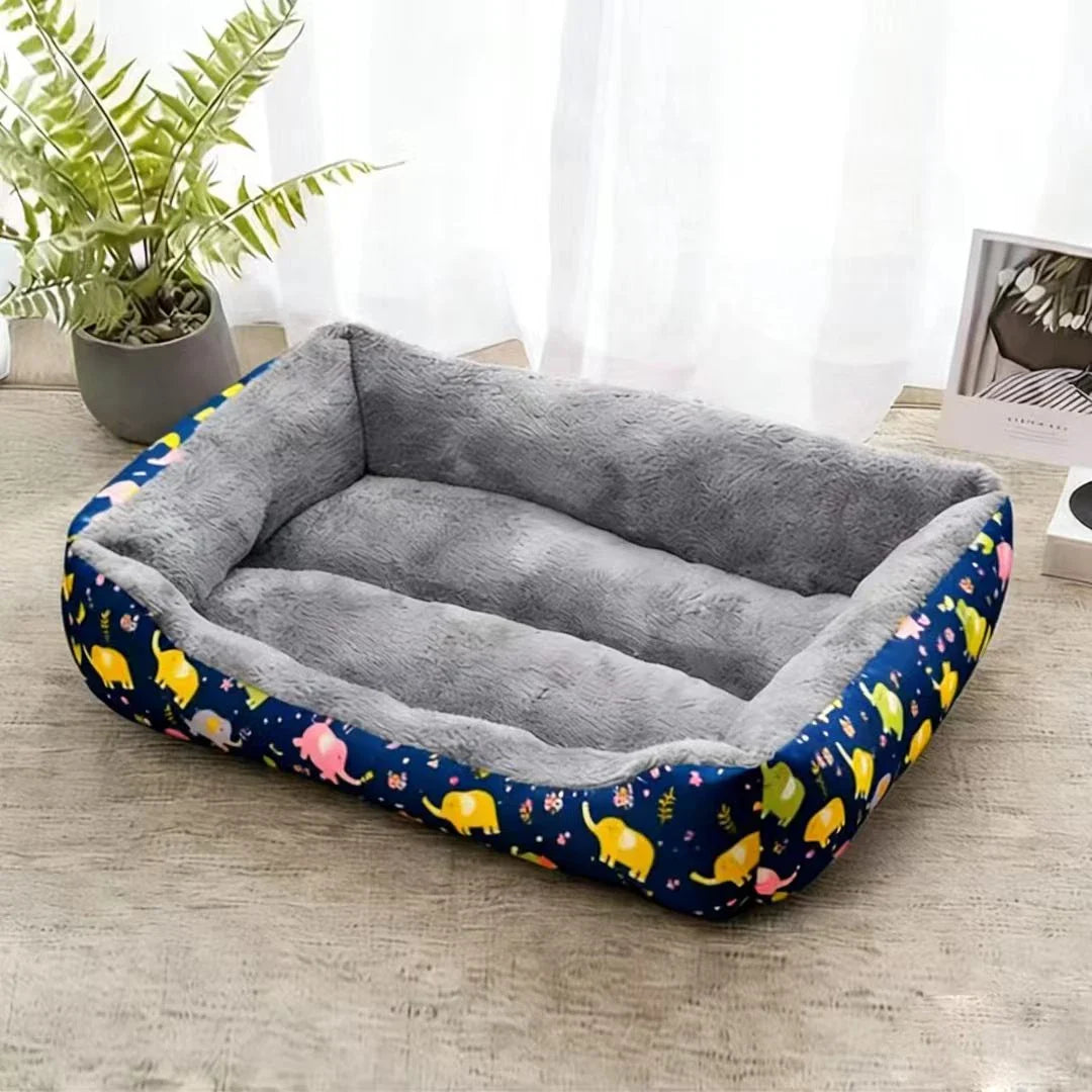 Soft Plush Dog Bed Washable, Warm Cat Nest - MyPetDollar.com
