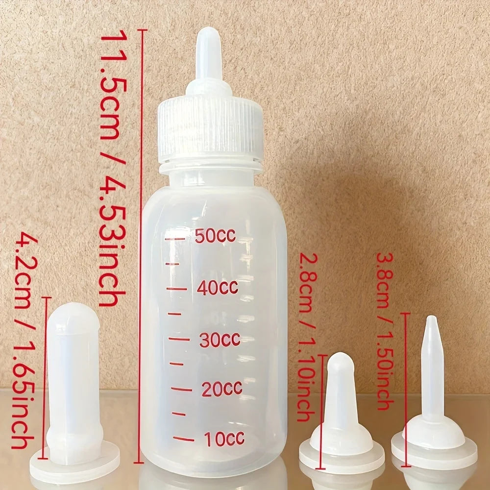 Pet Nursing Bottle Set With 3 Size Silicone - MyPetDollar.com