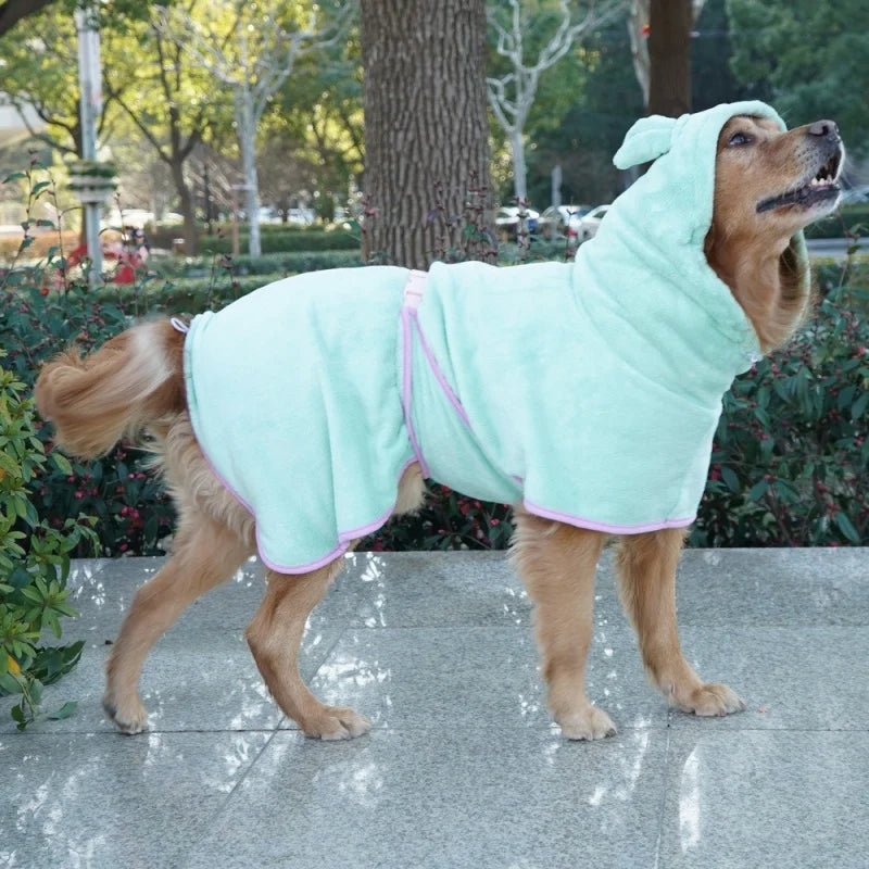 Microfiber Dog Bathrobe Super Absorbent Pet - MyPetDollar.com