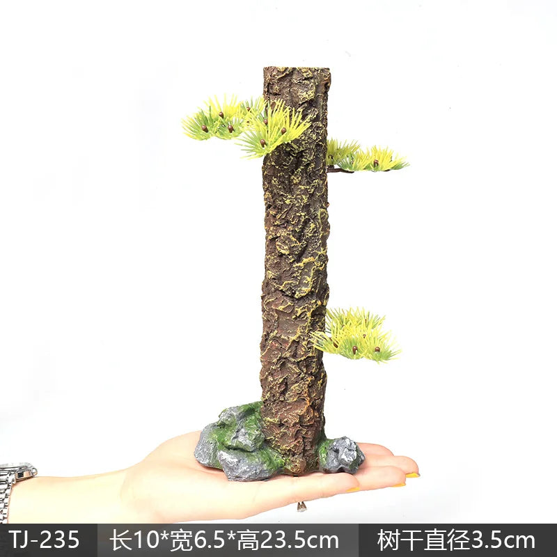 Simulation Tree Trunk Sinking Wood Driftwood Fish Tank – 7 Colors