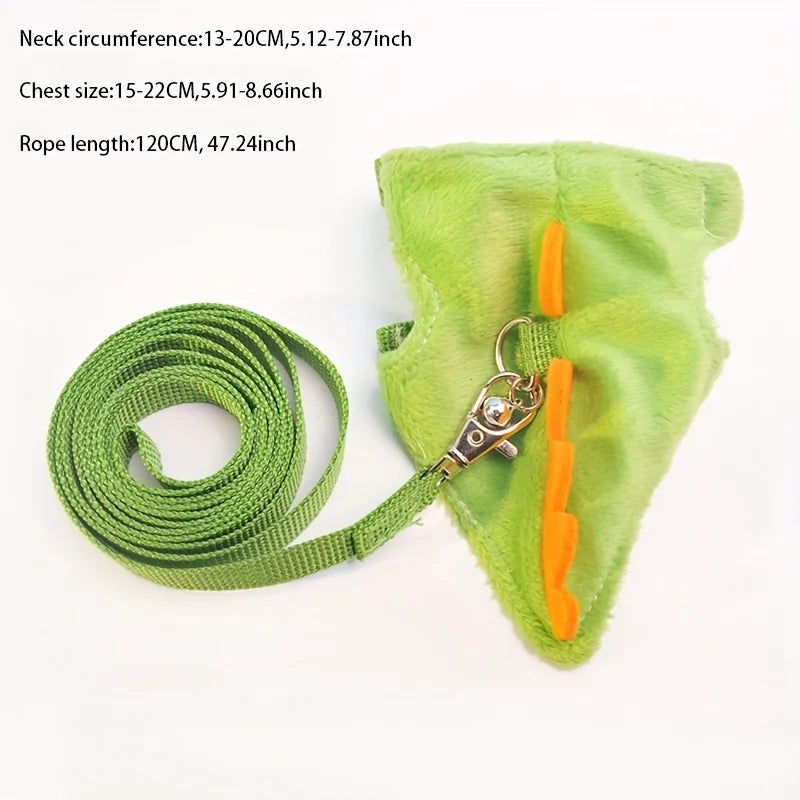 Adjustable Ferret Lead Rope Vest for Small Pets
