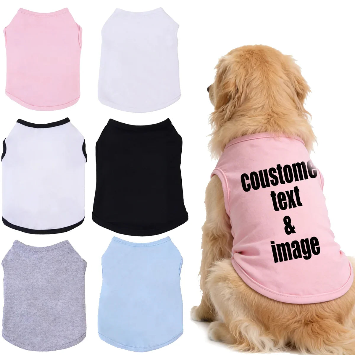 Customized Pet Vests Breathable Summer - MyPetDollar.com