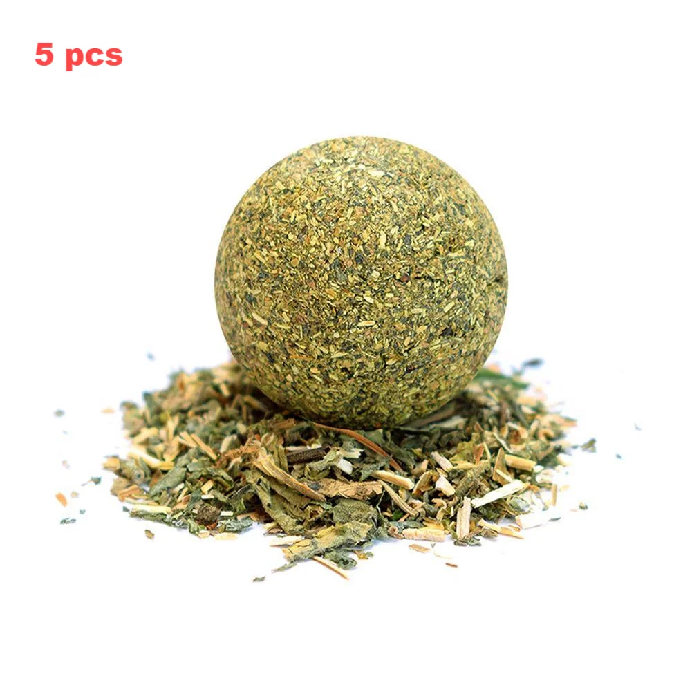 1 Natural Catnip Cat Wall Stick-on Ball – 6 Colors