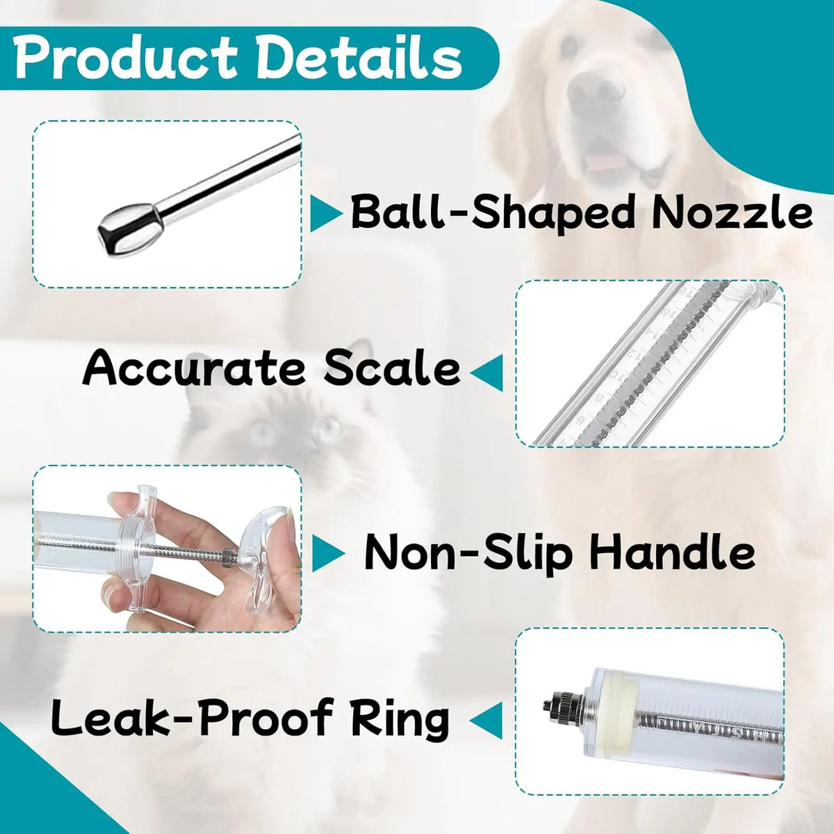 Adjustable Animal Oral Drencher Reusable - MyPetDollar.com