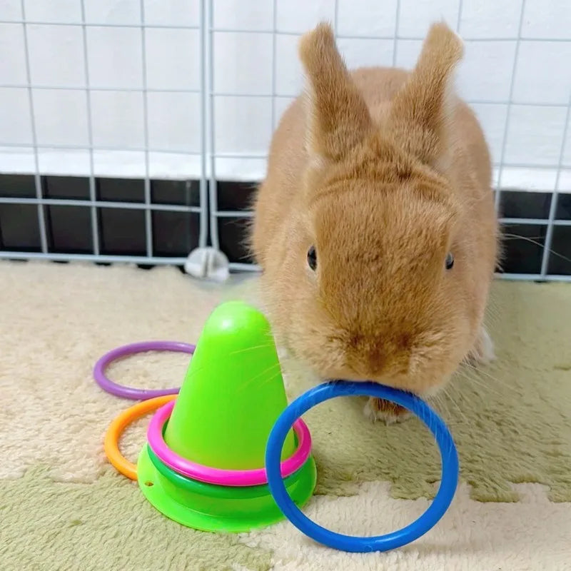 7cm Rabbit Ferrule Toy Interactive Training - MyPetDollar.com