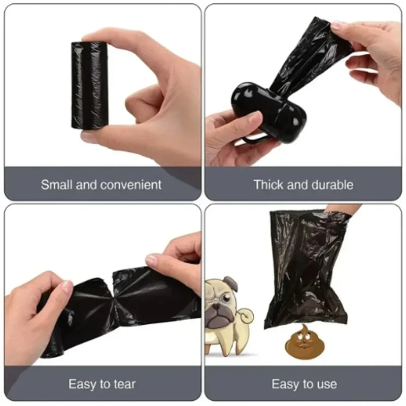 New Rolled Dog Poop Bag Biodegradable - MyPetDollar.com