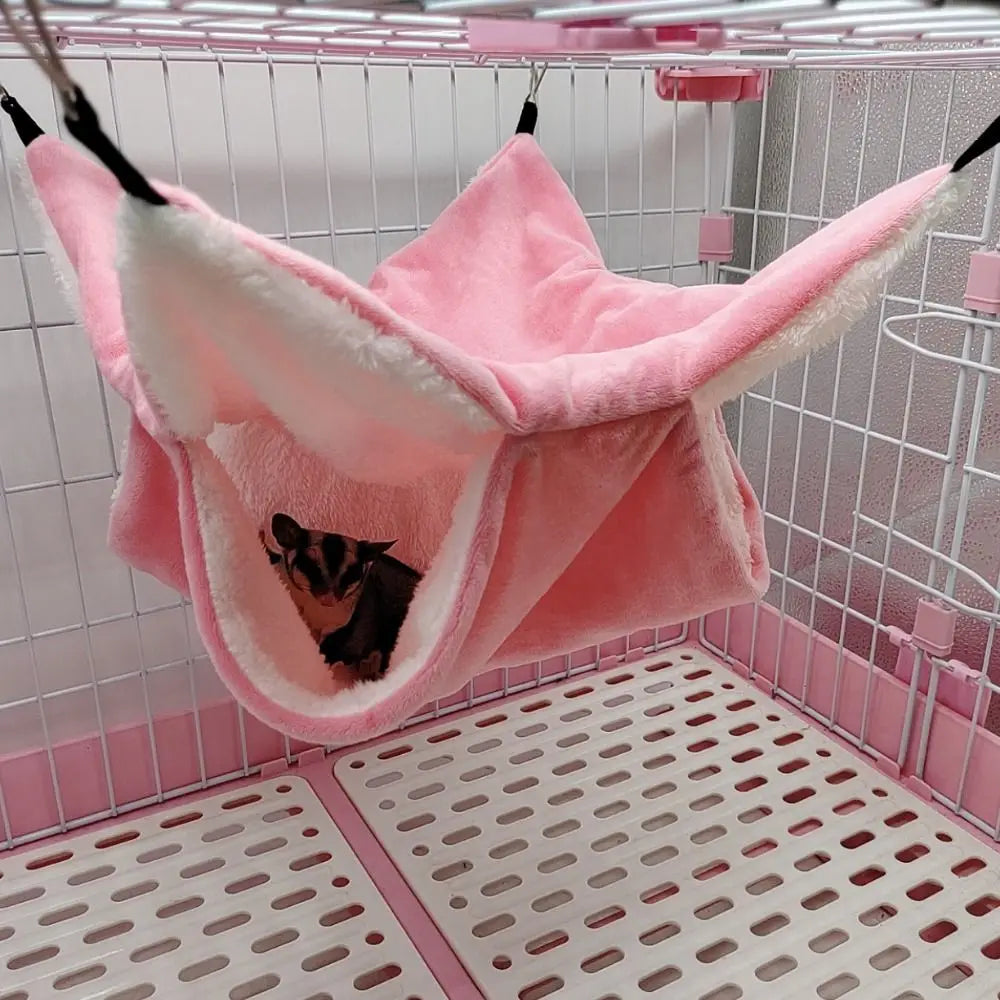 Pet Warm Bed Double-layer Hamster Hammock - MyPetDollar.com