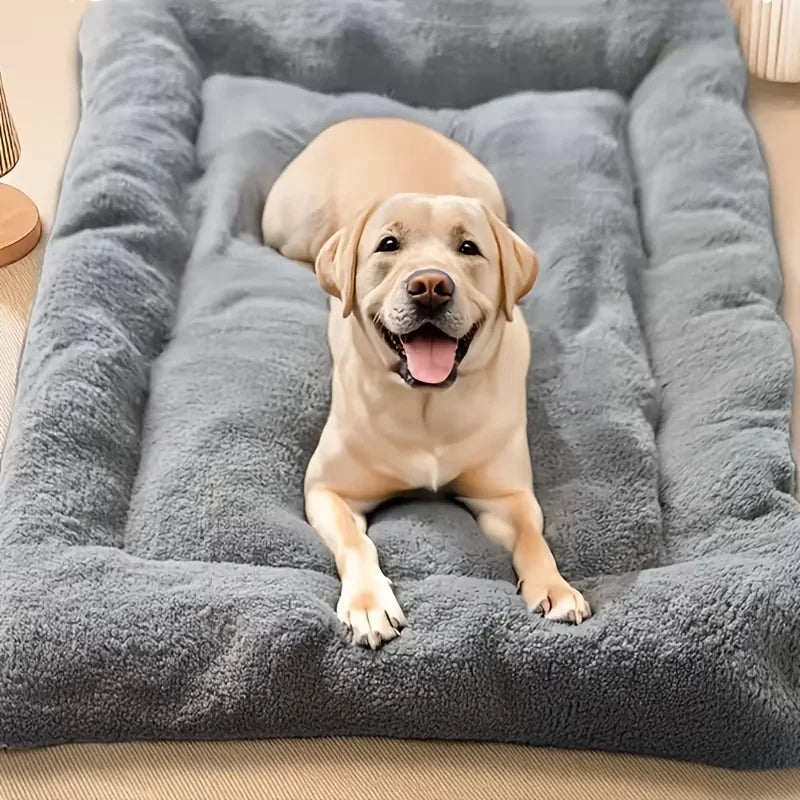 Oversized Plush Dog & Cat Bed Sofa Crate Pad – Dog Supplies
