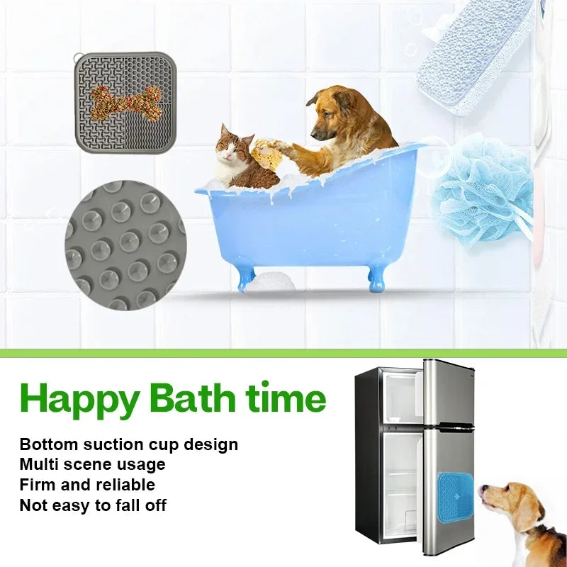 Licking Mat Slow Feeder for Dogs and Cats, - MyPetDollar.com