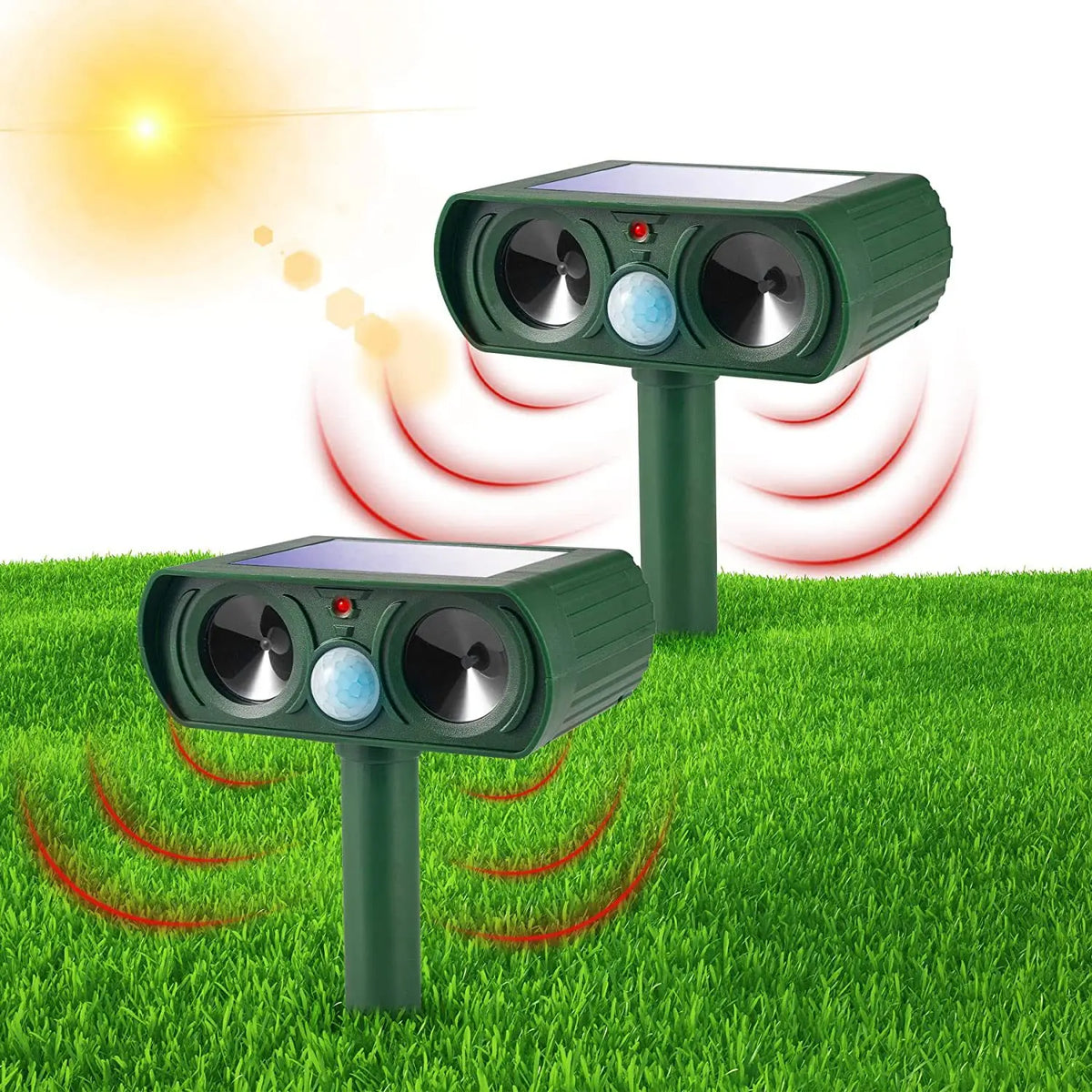 Upgrade Solar Waterproof Deer-repellent for Small Pets