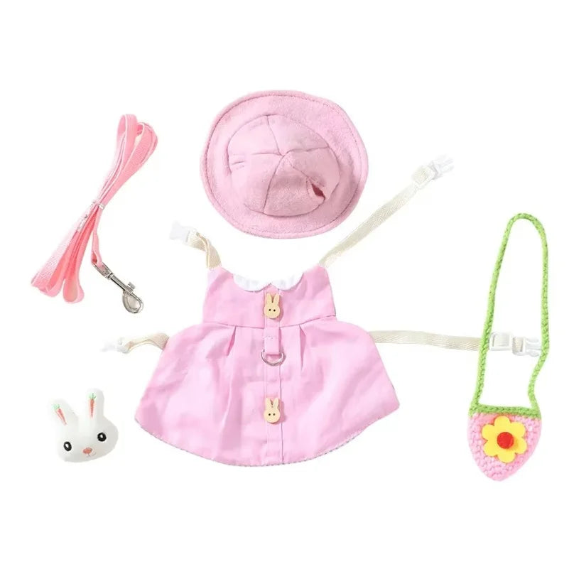 Cute Small Animals Harness Leash Set Print - MyPetDollar.com