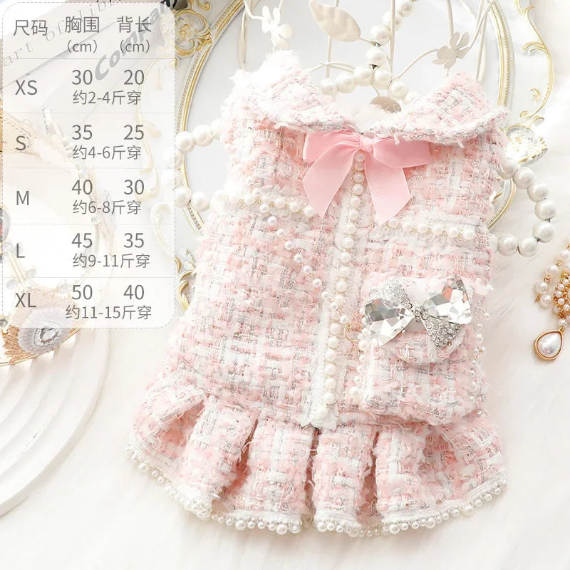 NEW Winter Cat Dog Dress Luxury Princess - MyPetDollar.com