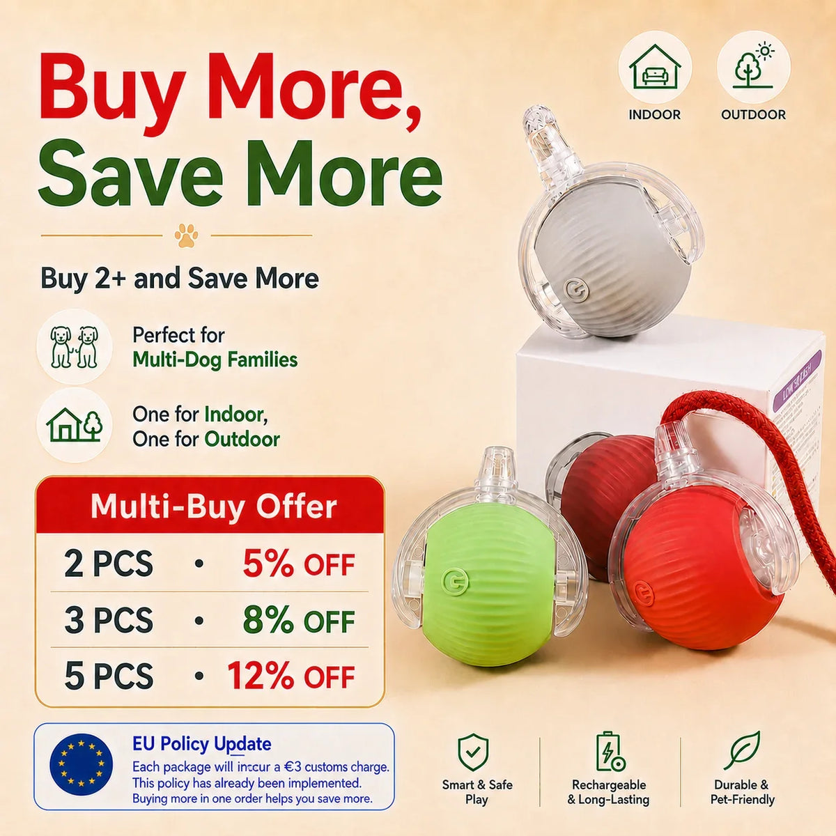 New Cat Interactive Ball Toy Automatic - MyPetDollar.com