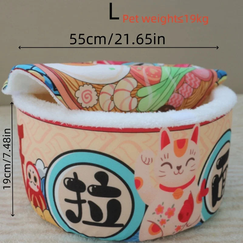 Dog & Cat Home Kennel Super Large Instant Noodle Warm – 3 Colors