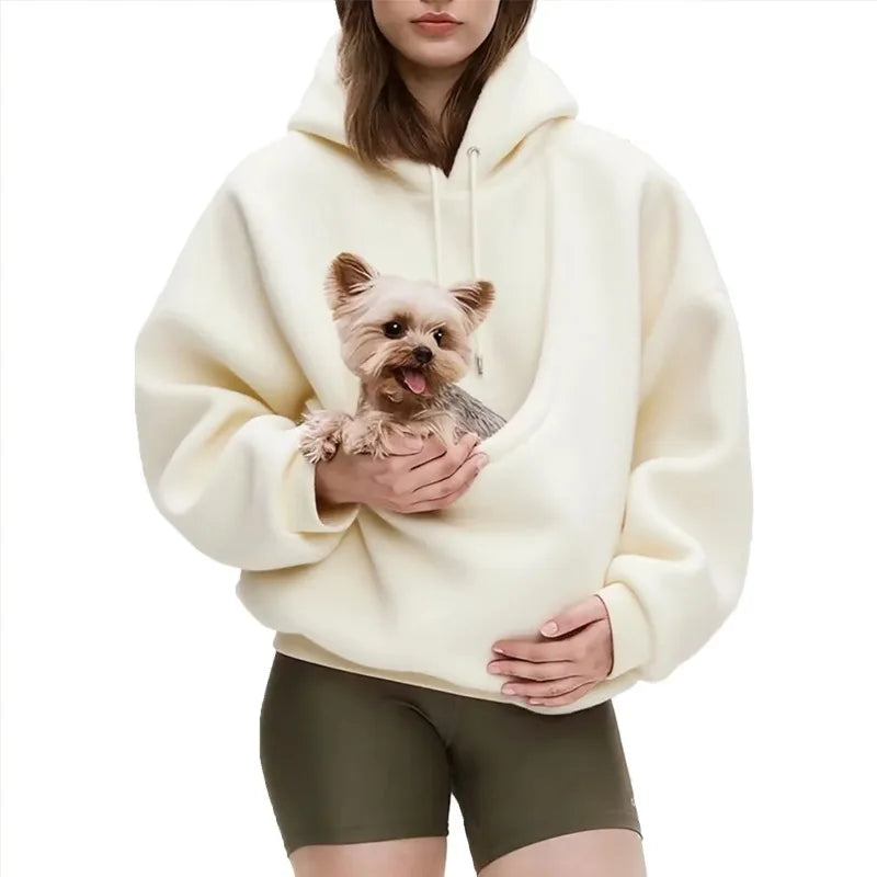 Pet Carrier Sweatshirt Hoodie for Small Dogs - MyPetDollar.com