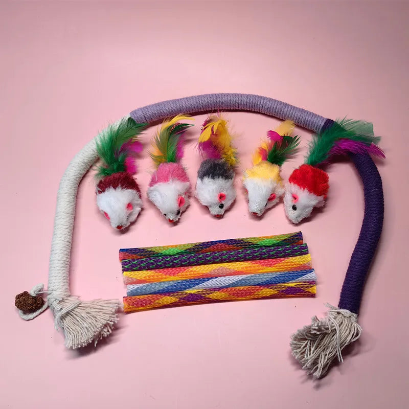 Cat Chew Toys Interactive Molar Cotton Rope - MyPetDollar.com