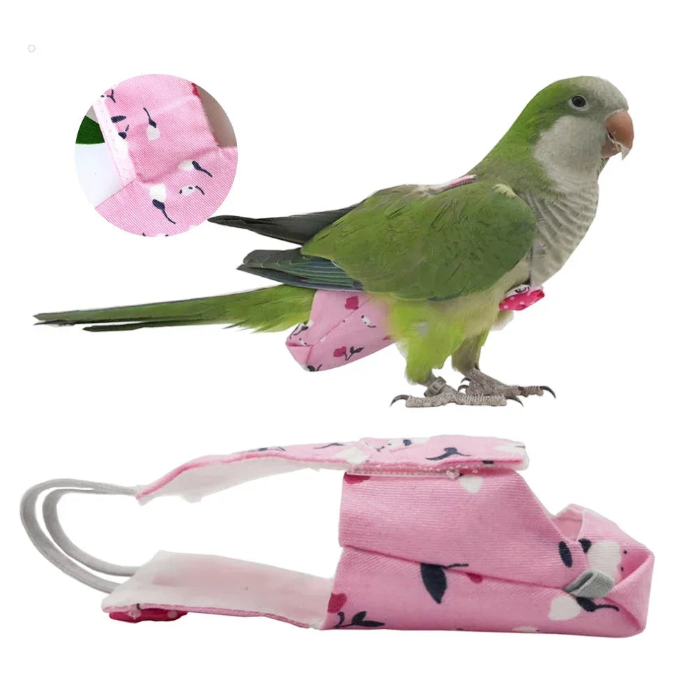 Parrot Diaper Flight Suit Diaper Clothes - MyPetDollar.com