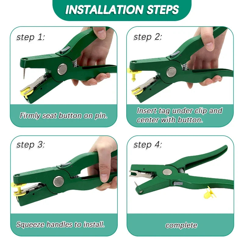 Defense Shedding Pig Ear Tag with Animal - MyPetDollar.com