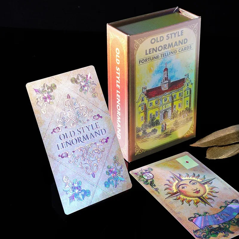 Waterproof 12 7cm Old Style Lenormand Oracle Cards 38