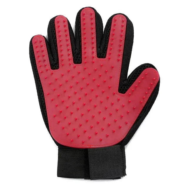 Silicone Pet Grooming Gloves Cats Hair Brush - MyPetDollar.com