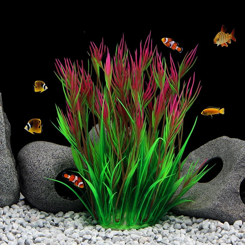 Artificial Aquarium Decor Plants Plastic - MyPetDollar.com