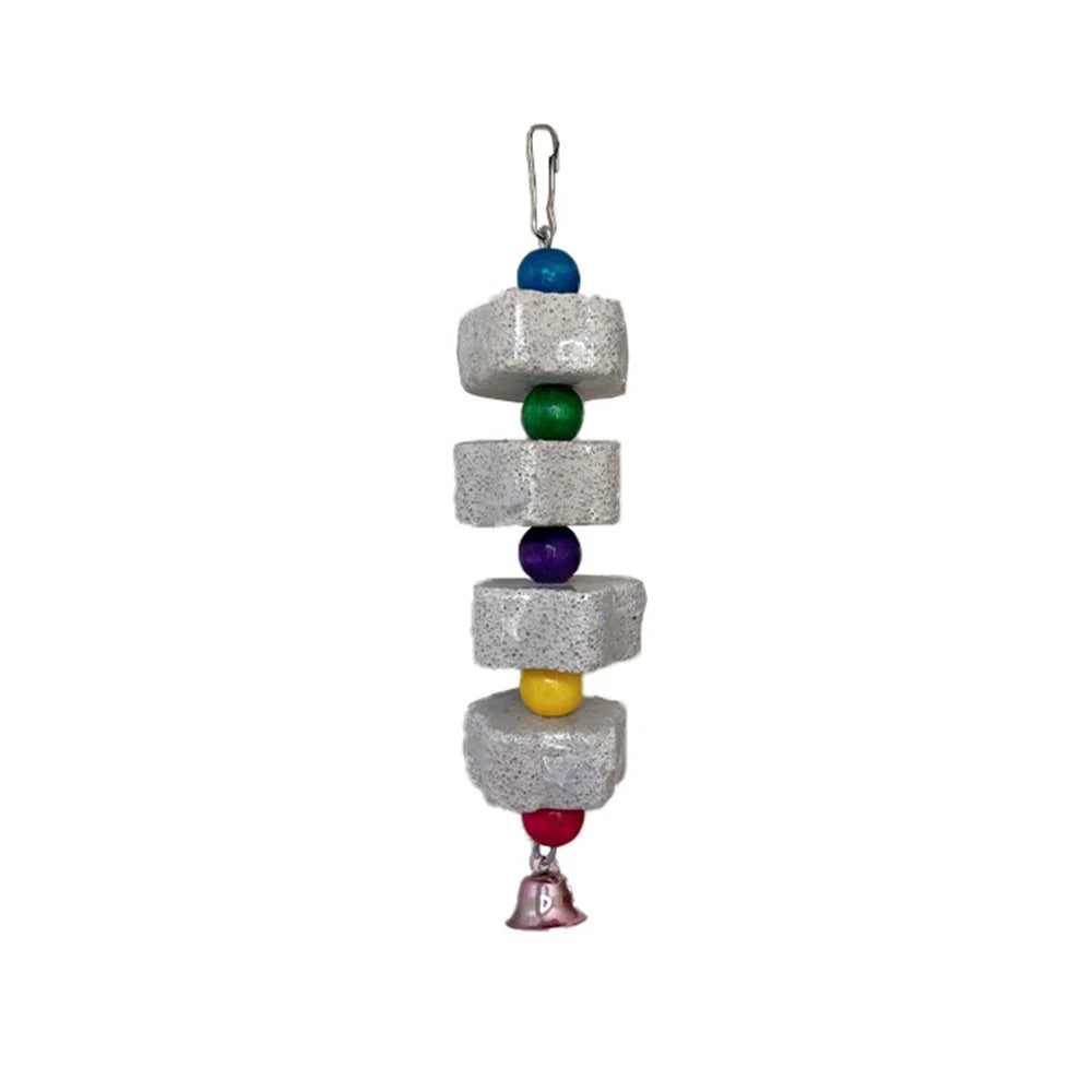 Parrot Chewing Plaything Bird Beak Grinding Stone – 6 Colors